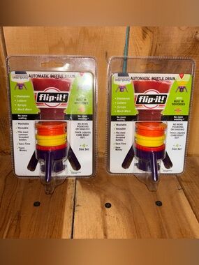 Flip-It Automatic Bottle Drain - 4 size Set (Set of 2)